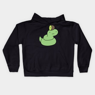 Kiwi Fruit Snake Kids Hoodie